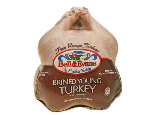 Brined Whole Turkey Bell & Evans Frozen