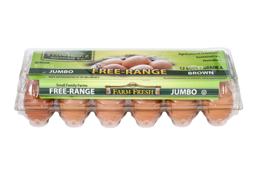 Rosie’s Farm Fresh Free-Range Jumbo Brown Eggs