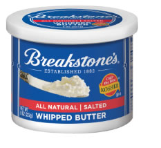 Breakstone's Butter, Whipped, Salted - 8 Ounces