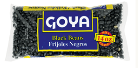Goya Black Beans 1 lb. Bag