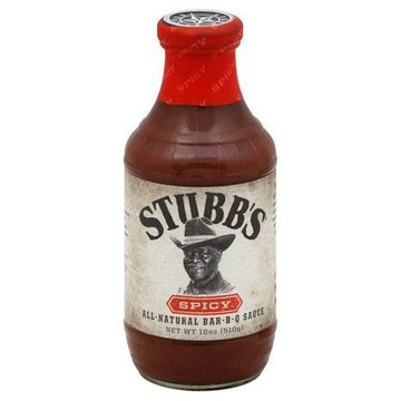 Stubbs Bar-B-Q Sauce, Spicy - 18 Ounces