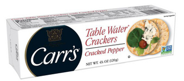 Carr's Table Water Crackers Cracked Pepper