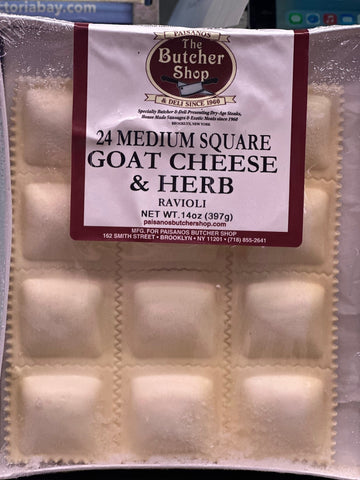 Paisanos Goat Cheese & Herbs 24 medium square Ravioli