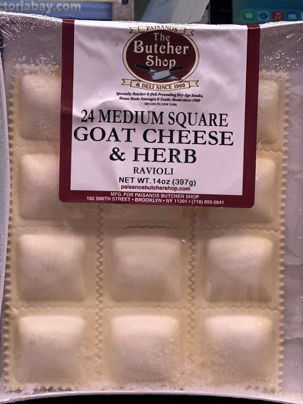 Paisanos Goat Cheese & Herbs 24 medium square Ravioli
