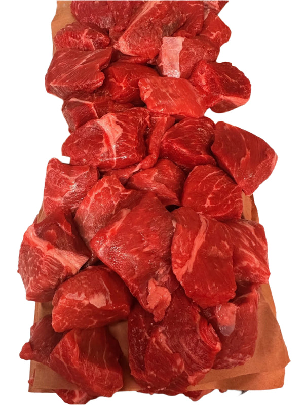 Beef stew Gras fed Grain finished