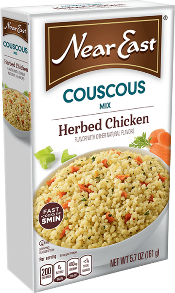 Near East, Couscous, Mix Herbed Chicken. 5.7 oz.