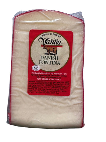 Danish Fontina Cheese, Vantia. 12 oz. Avg