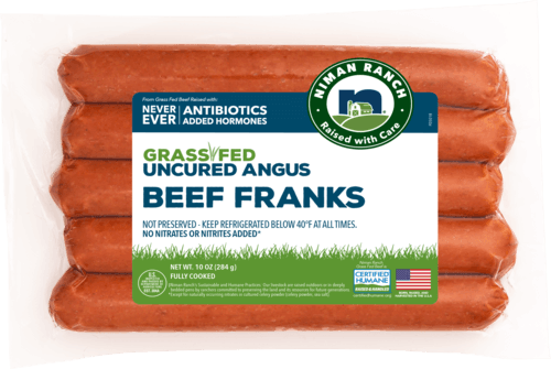 Niman Ranch Grass Fed Beef Franks 10oz