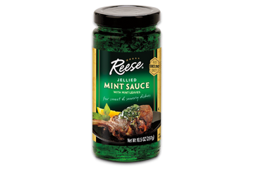 Reese Mint Sauce, With Mint Leaves, Jellied -10.5oz