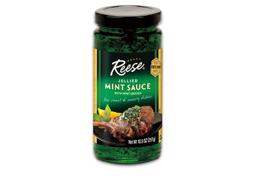 Reese Mint Sauce, With Mint Leaves, Jellied -10.5oz