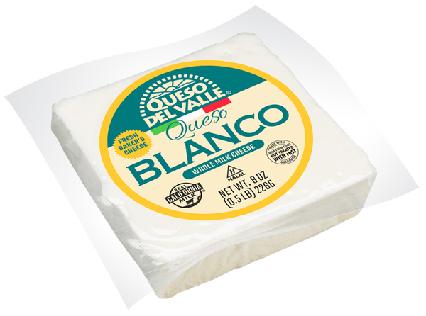 Queso Blanco, Queso del Valle. 8 oz.
