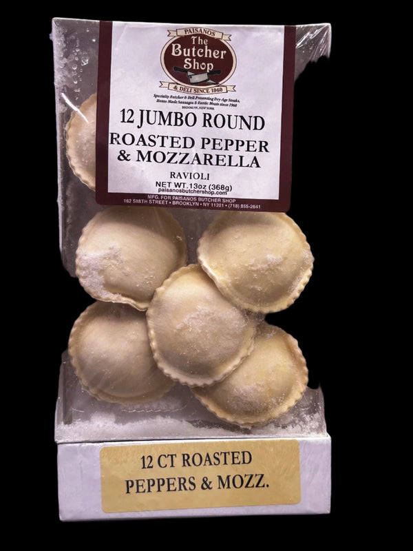Paisanos Roasted Pepper & mozzarella Raviolis