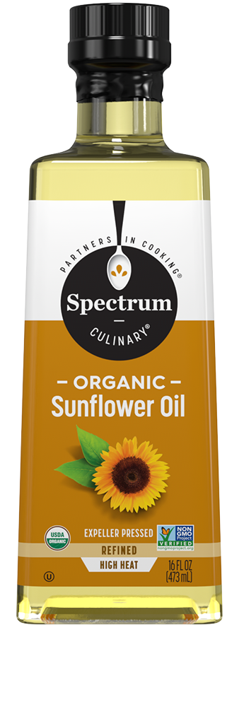 Spectrum Organic Sunflower Oil. 16 fl. oz.