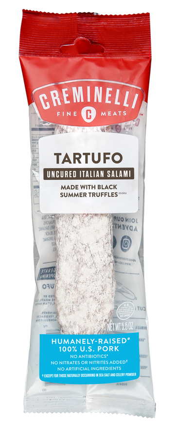 Tartufo Uncured Italian Salami, Creminelli, 5.5 oz.
