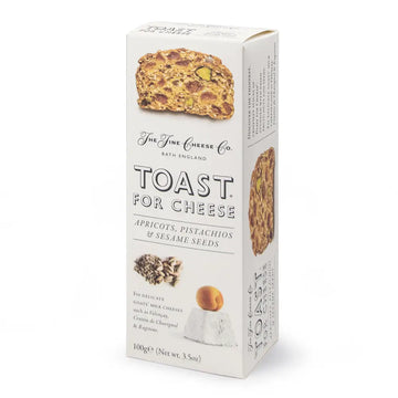 Toast For Cheese Apricots, Pistachios & Sesame Seeds 3.5 oz. The Fine Cheese Co.