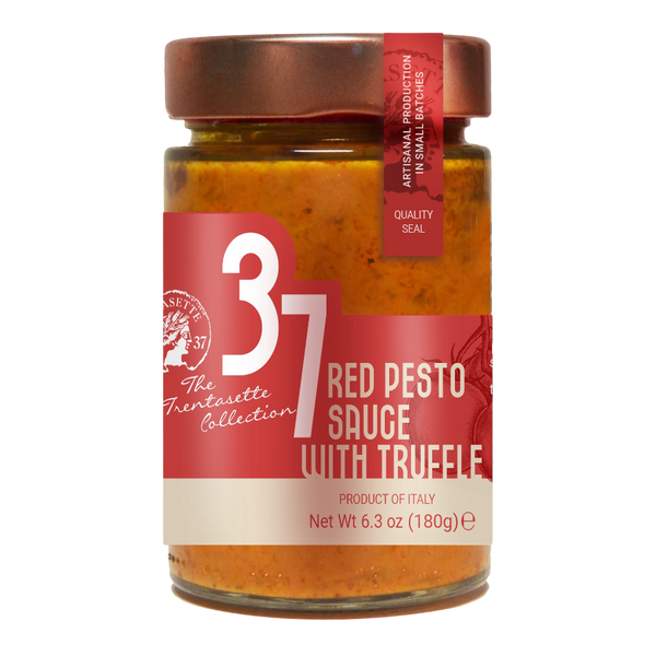 Trentasette. Red Pesto With Truffless Sauce 6.3 0z.