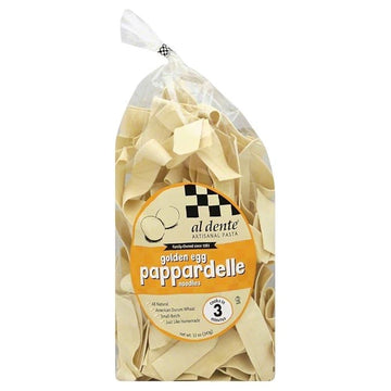 Al Dente Golden Egg Pappardelle Pasta. 12 oz.