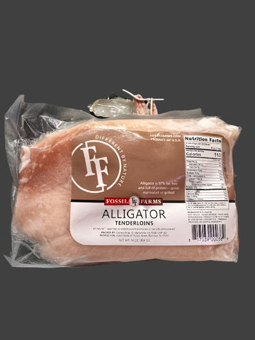 Alligator Tenderloins. 16oz.