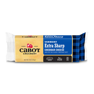 Cabot Cheese, Seriously Sharp Cheddar - 8 Ounces