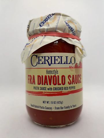 Ceriello Homestyle Fra Diavolo Sauce. 15 oz.