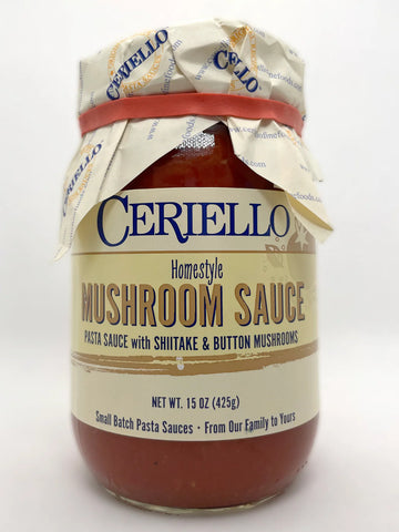 Ceriello Homestyle Mushroom Sauce 15 oz