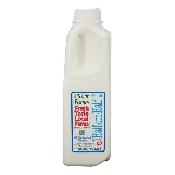 Clover Farms Half And Half 1 Quart.
