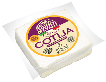 Cotija Cheese, Queso Del Valle. 8 oz.