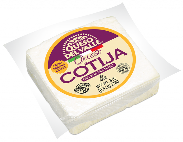 Cotija Cheese, Queso Del Valle. 8 oz.