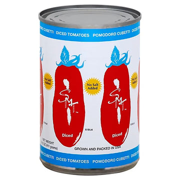 Diced Tomatoes. San Merican Tomatoes. 14.5 oz.