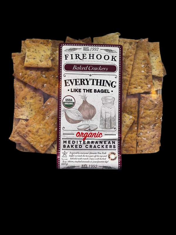 FireHook Everything Baked organic Crackers.8 oz.