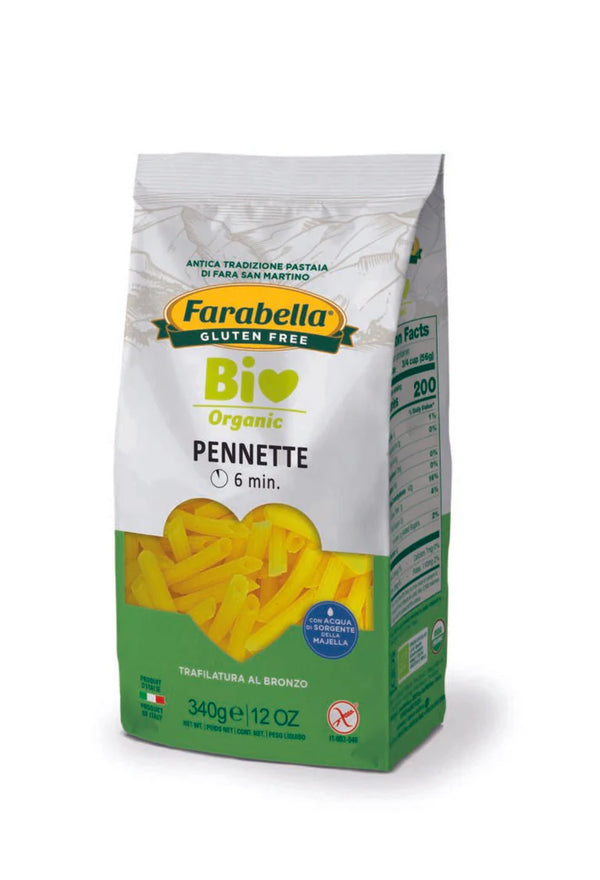 Farabella Gluten Free Pennette Pasta. 12 oz