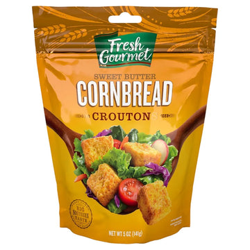 Fresh Gourmet Sweet Butter Cornbread Croutons 5oz