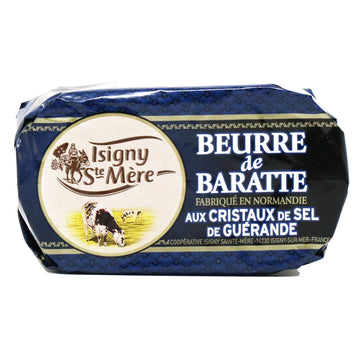 Isigny Beurre de Baratte Butter. 8 oz.