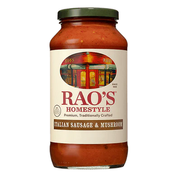 Rao's Italian Sausage & Mushroom. 24 oz.