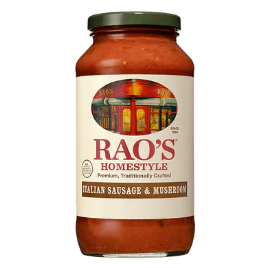 Rao's Italian Sausage & Mushroom. 24 oz.