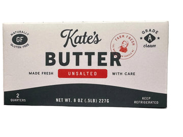 Kate's Butter Unsalted. 8 oz.