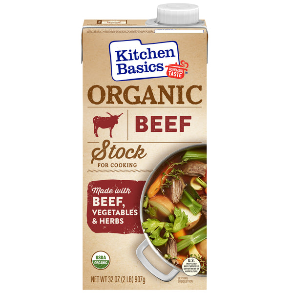 Kitchen Basics Organic Beef Stock. 32oz