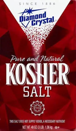 Diamond Crystal Kosher Salt 3lb