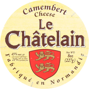 Le Chatelain Cheese, Soft Ripened, Camembert - 8 Ounces