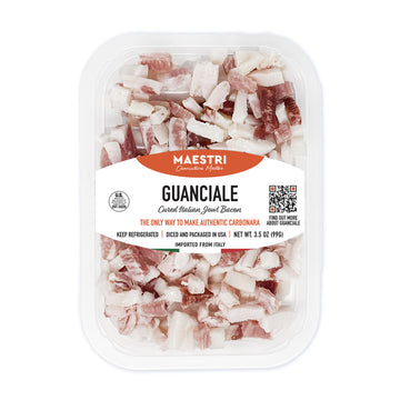 Maestri, Guanciale Strips. 3.5 0z.