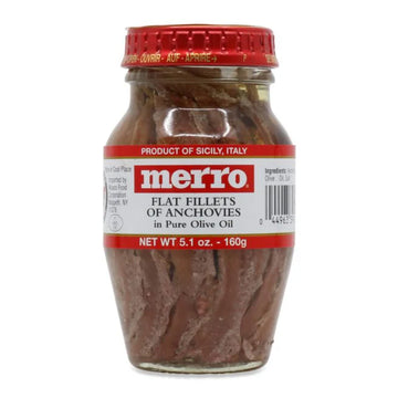 Merro Anchovies In Pure oil 5.1oz