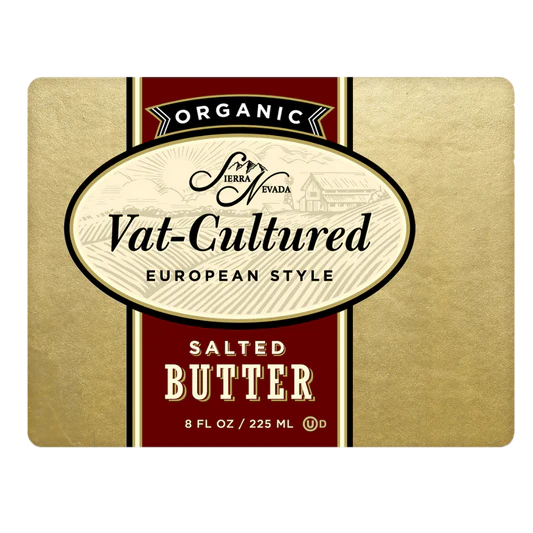 Organic Salted Butter Sierra Nevada Vat-Cultured 8oz