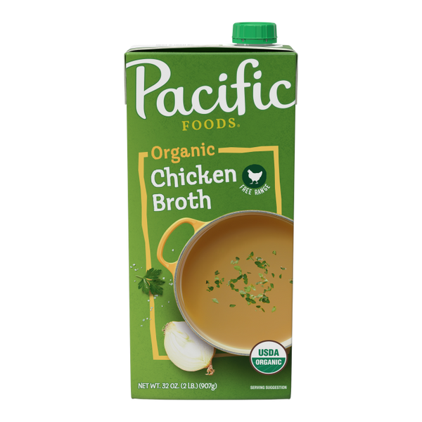 Pacific Foods Organic Free Range Chicken Broth - 32 fl oz.