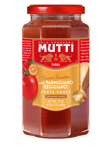 Mutti, Rossoro Tomatoes And Parmigiano Reggiano Sauce.24 oz.