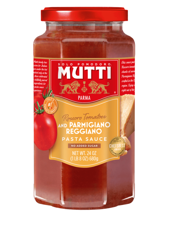 Mutti, Rossoro Tomatoes And Parmigiano Reggiano Sauce.24 oz.