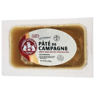 Pate De Campagne, Three Little Pigs. 8 oz