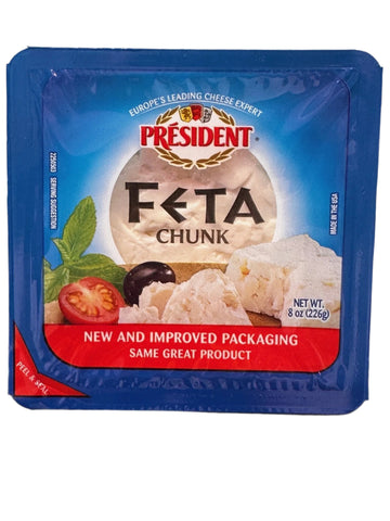 President Kosher Feta Chesse, Chunk  oz.