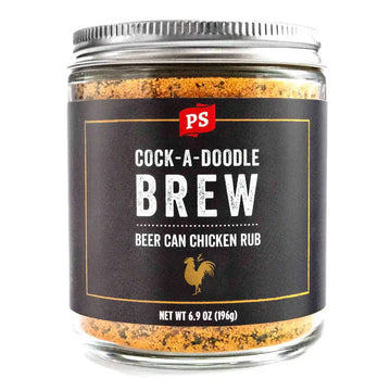 PS Cock-A-Doodle. Brew. Beer Can Chicken Rub. 6.9 oz