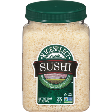 Riceselect Sushi Rice. 32oz Jar.