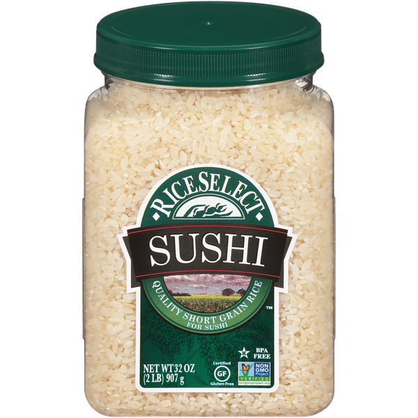 Riceselect Sushi Rice. 32oz Jar.